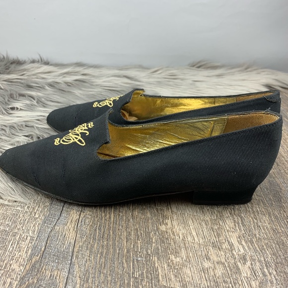 VTG Kenneth Cole Preppy Embroidered Loafers - Picture 4 of 8